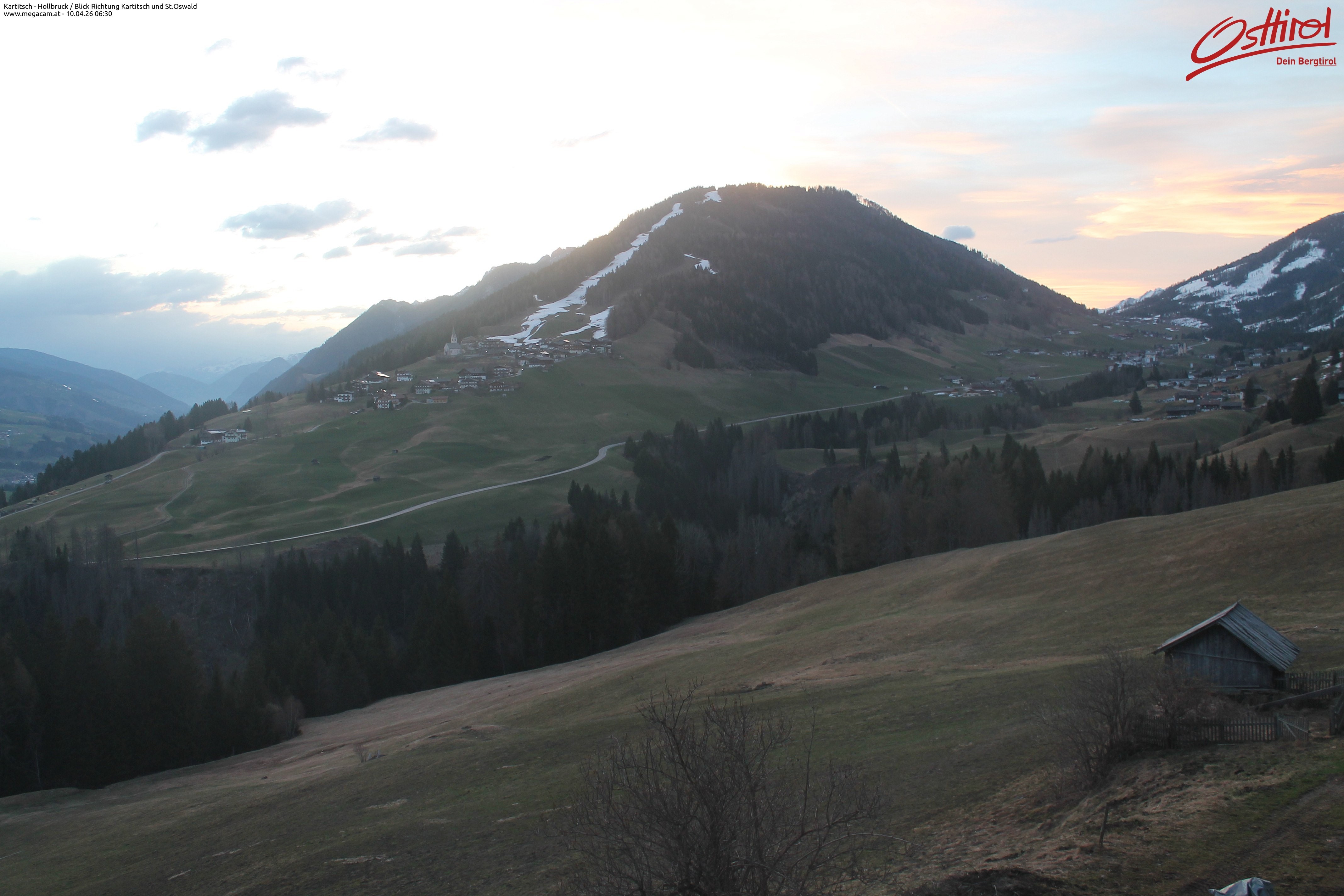 Archived image Webcam Hochpustertal valley: Kartitsch