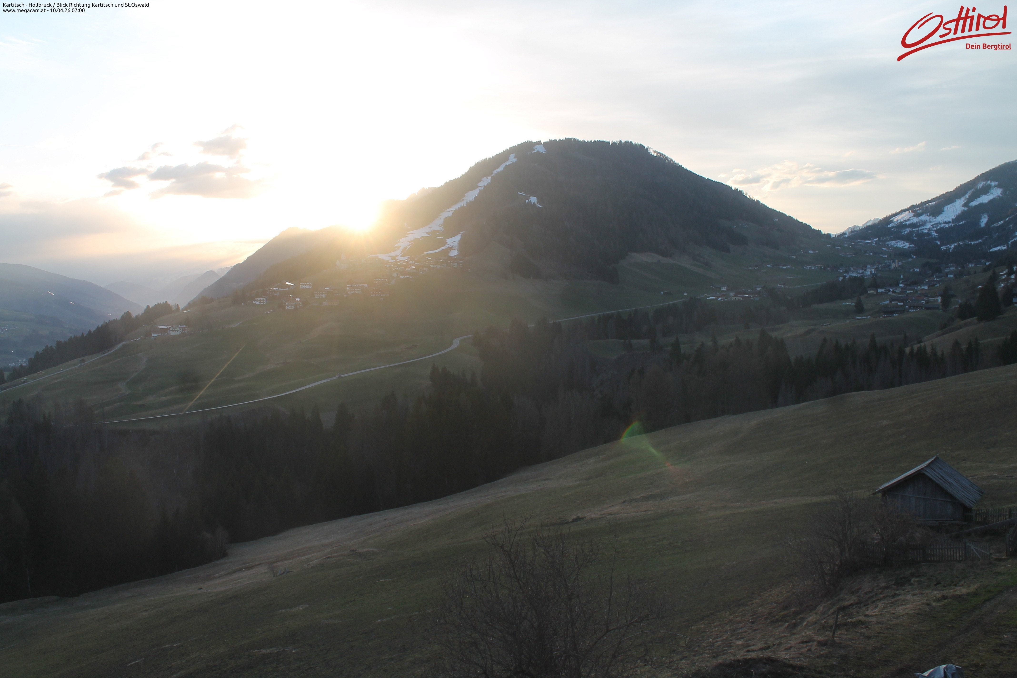 Archived image Webcam Hochpustertal valley: Kartitsch