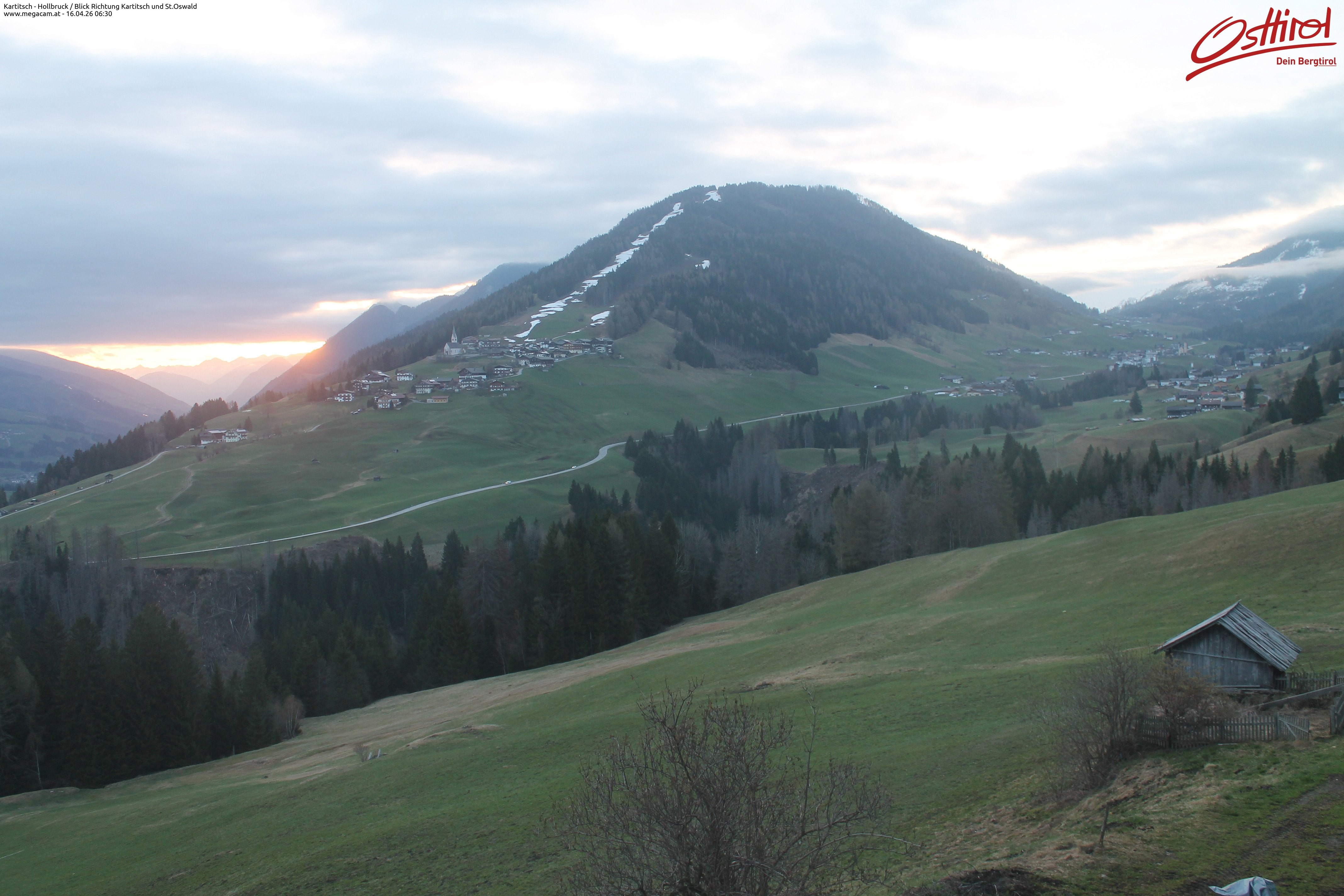 Archived image Webcam Hochpustertal valley: Kartitsch