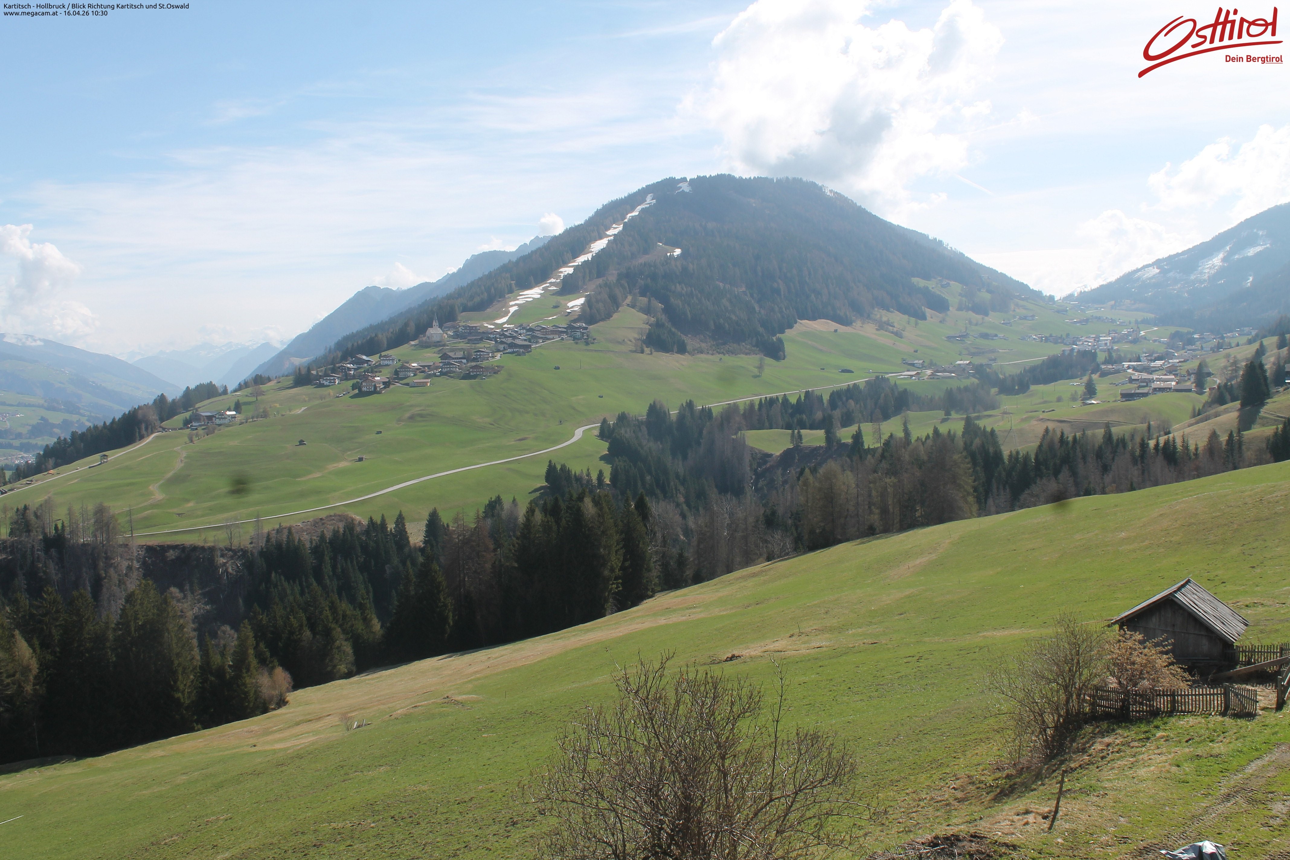 Archived image Webcam Hochpustertal valley: Kartitsch