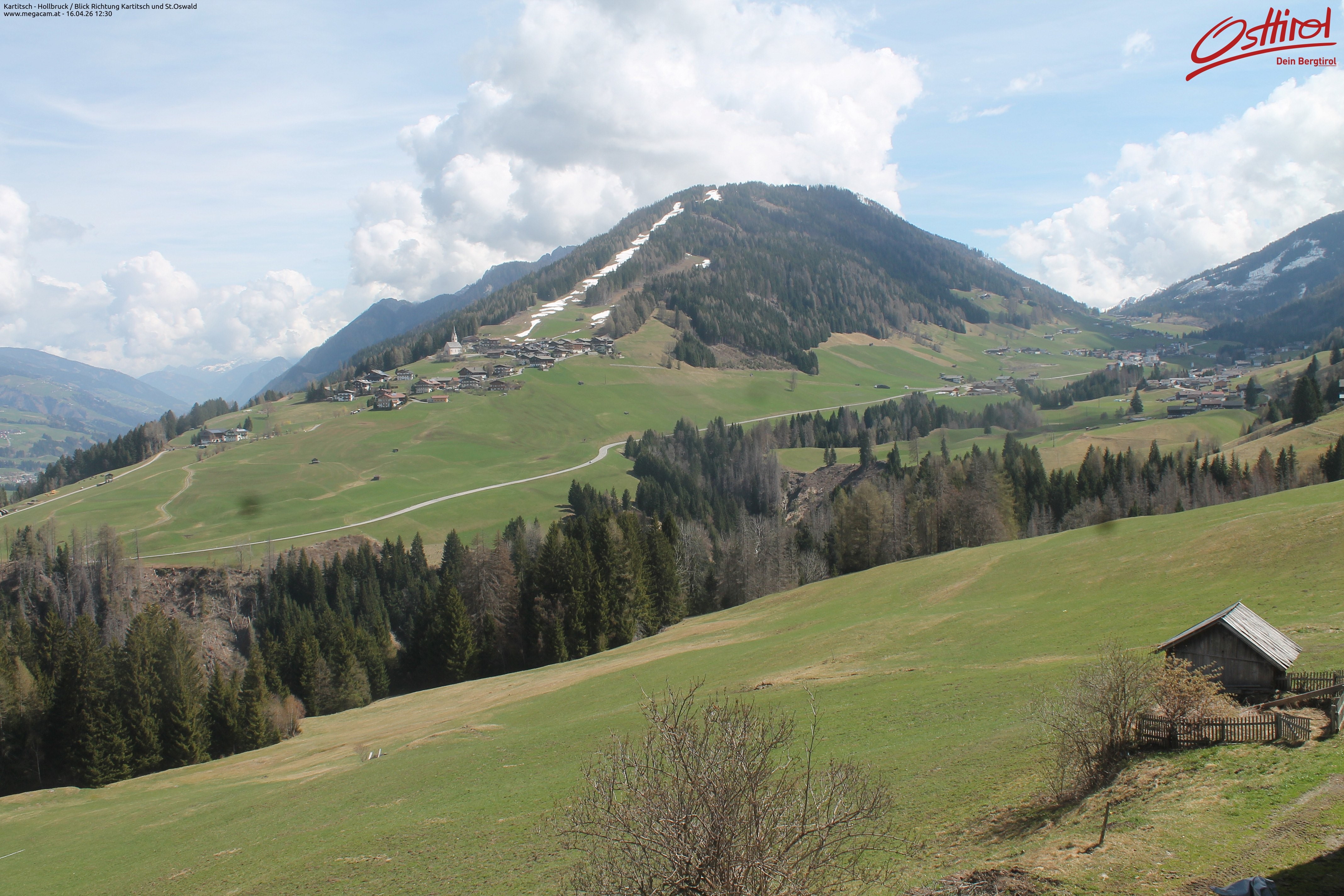 Archived image Webcam Hochpustertal valley: Kartitsch