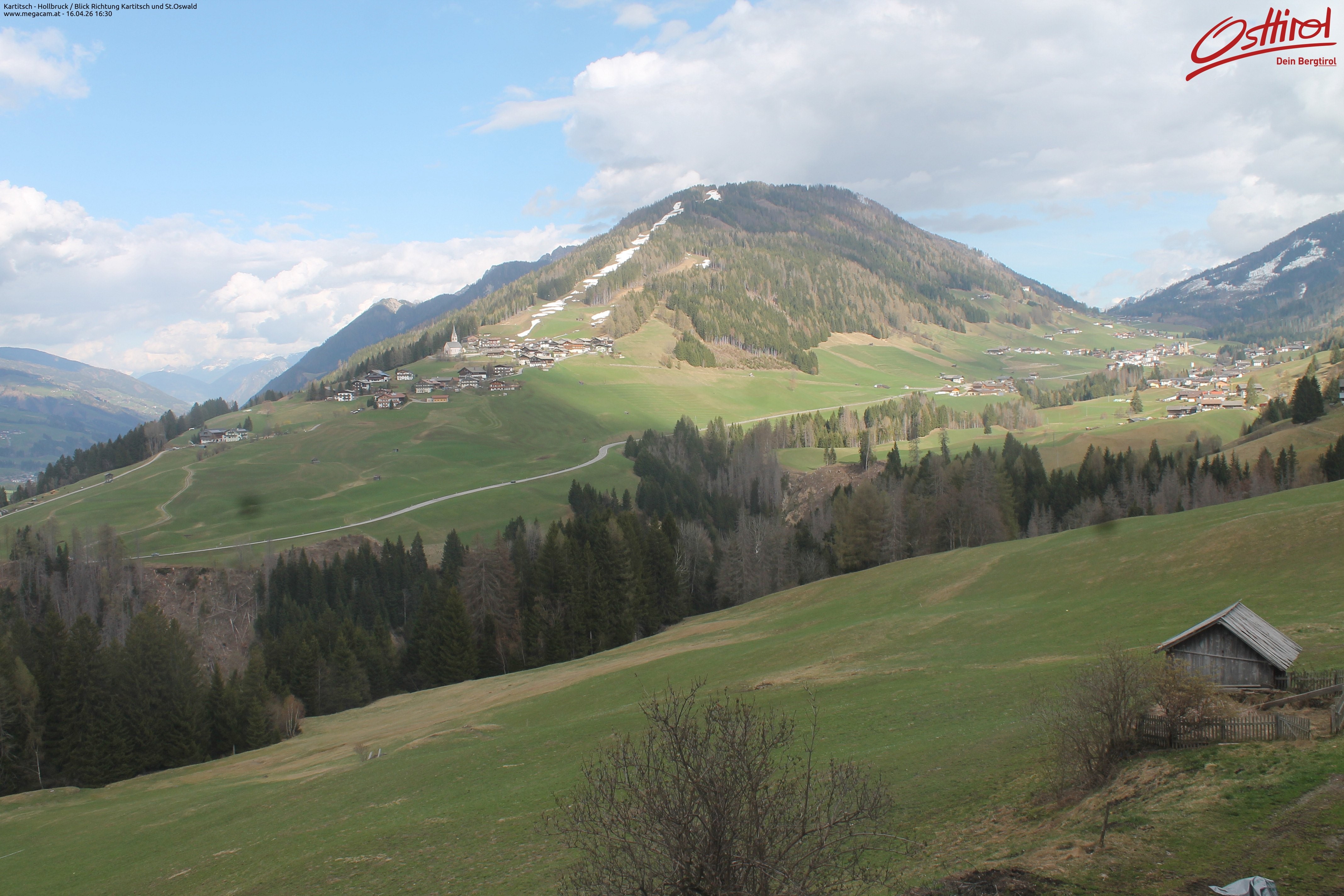 Archived image Webcam Hochpustertal valley: Kartitsch