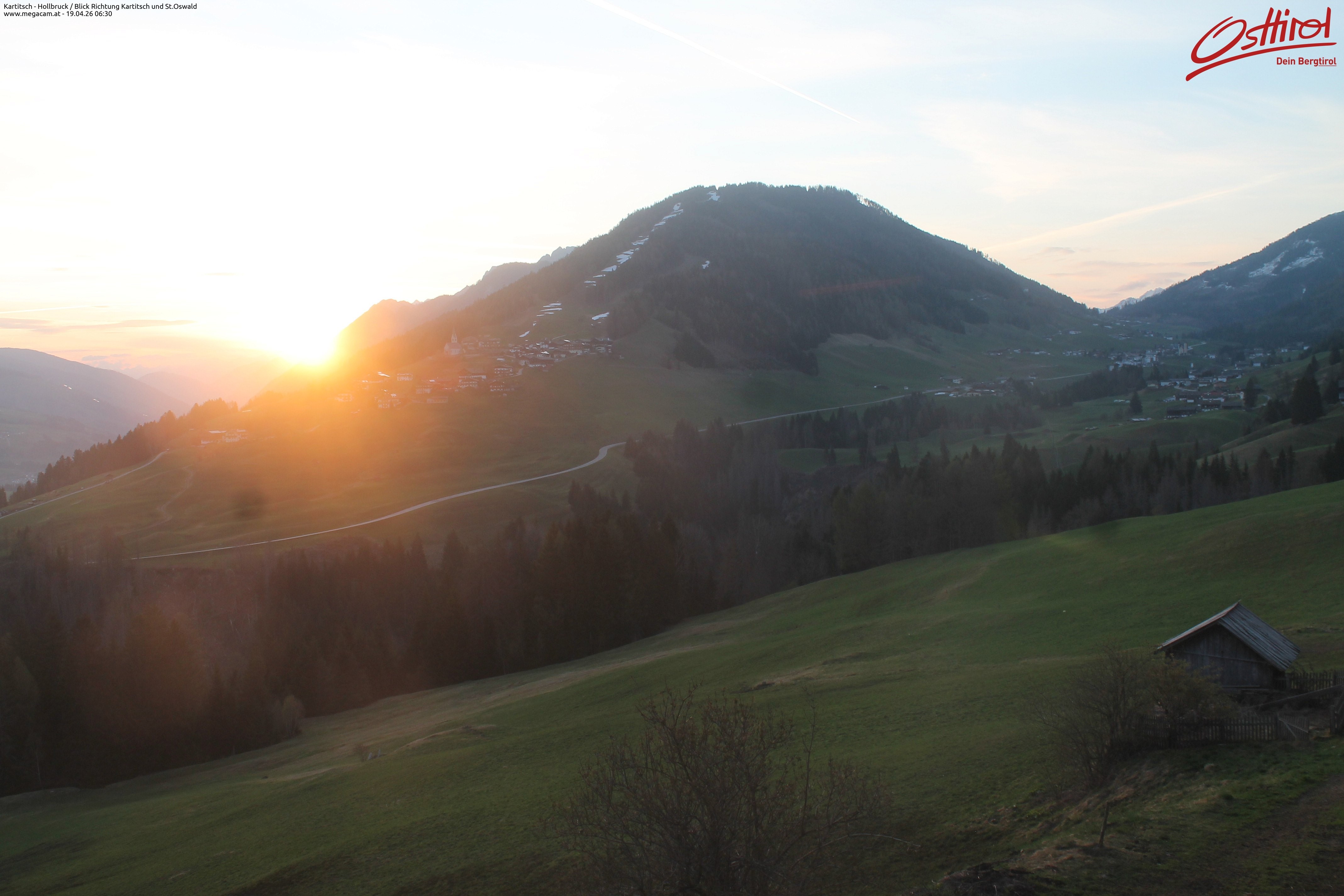 Archived image Webcam Hochpustertal valley: Kartitsch