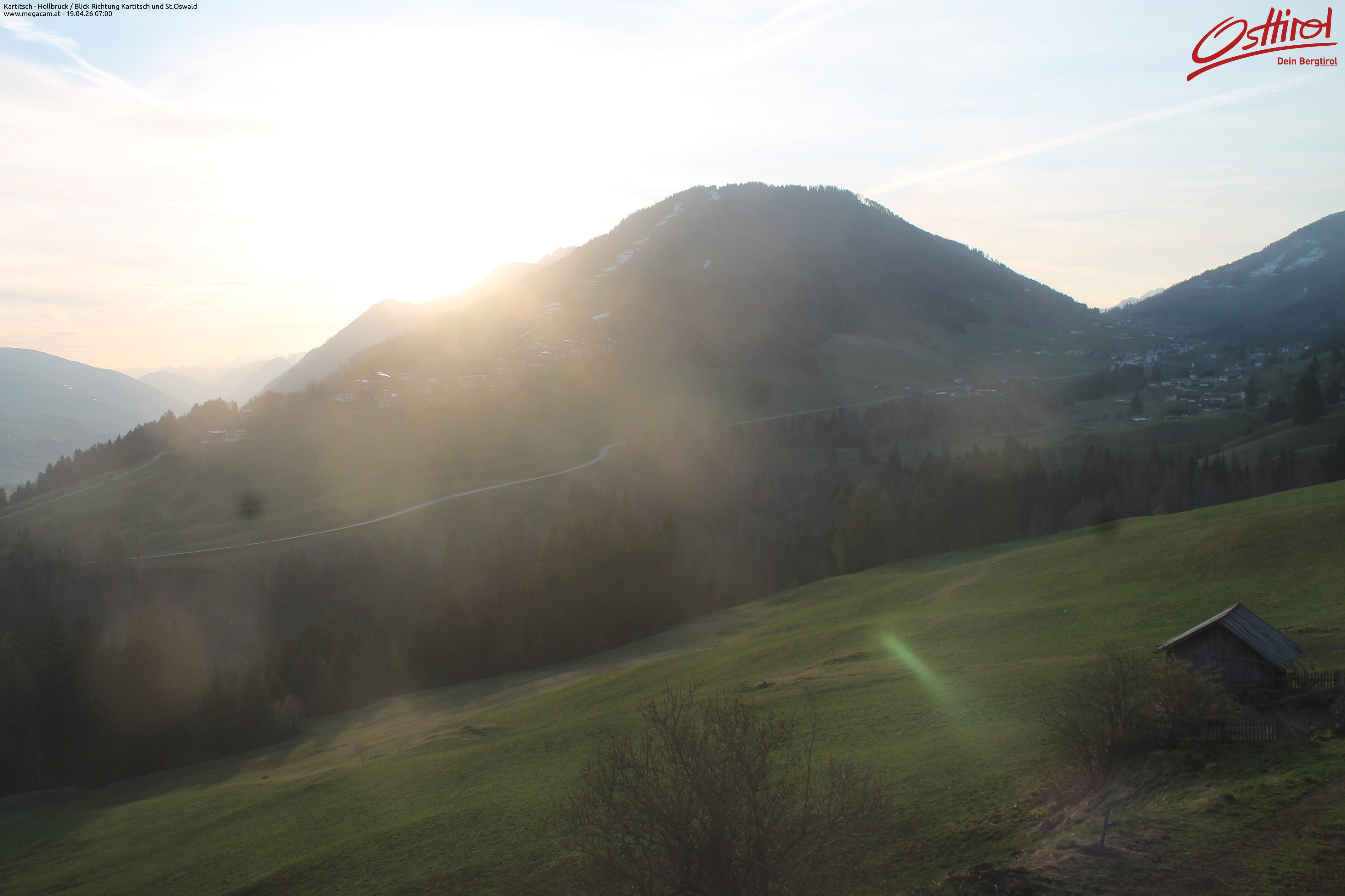 Archived image Webcam Hochpustertal valley: Kartitsch