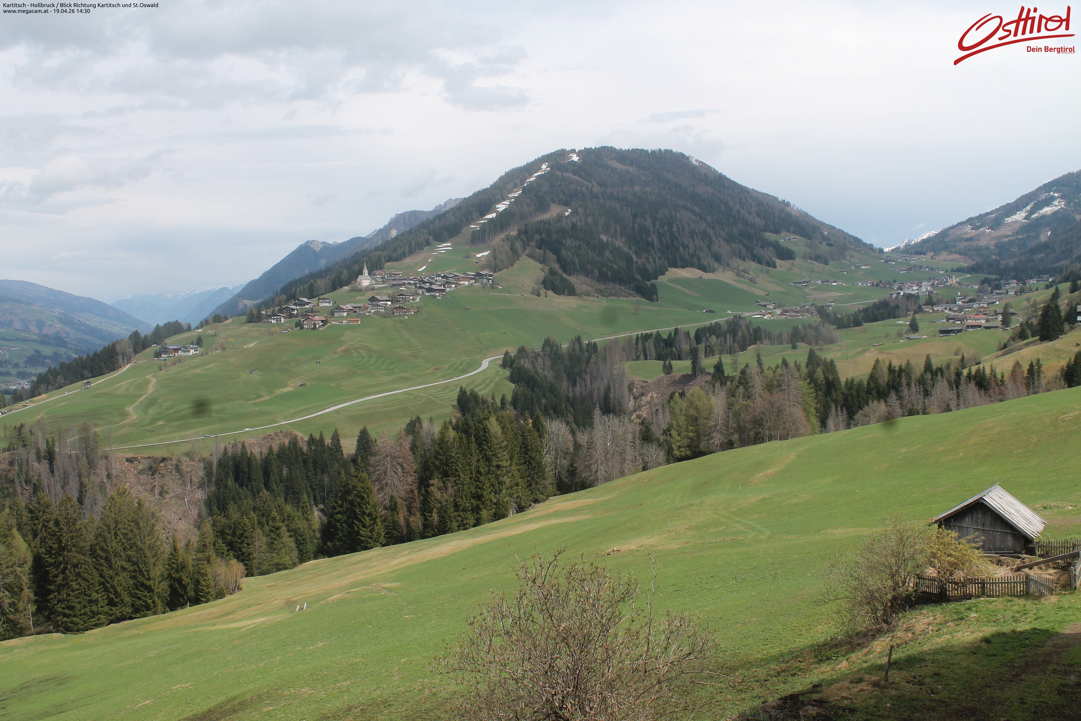 Archived image Webcam Hochpustertal valley: Kartitsch