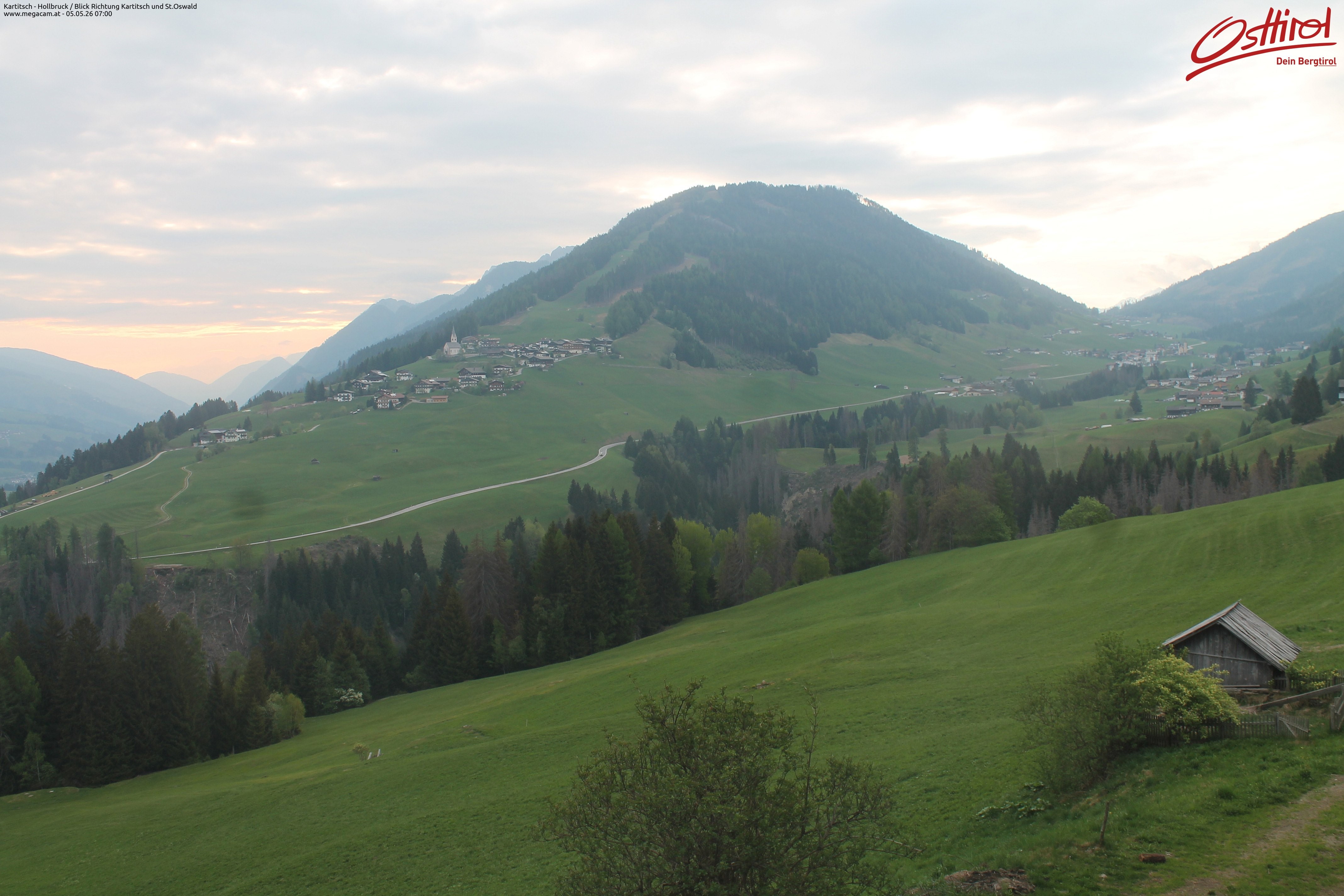 Archived image Webcam Hochpustertal valley: Kartitsch