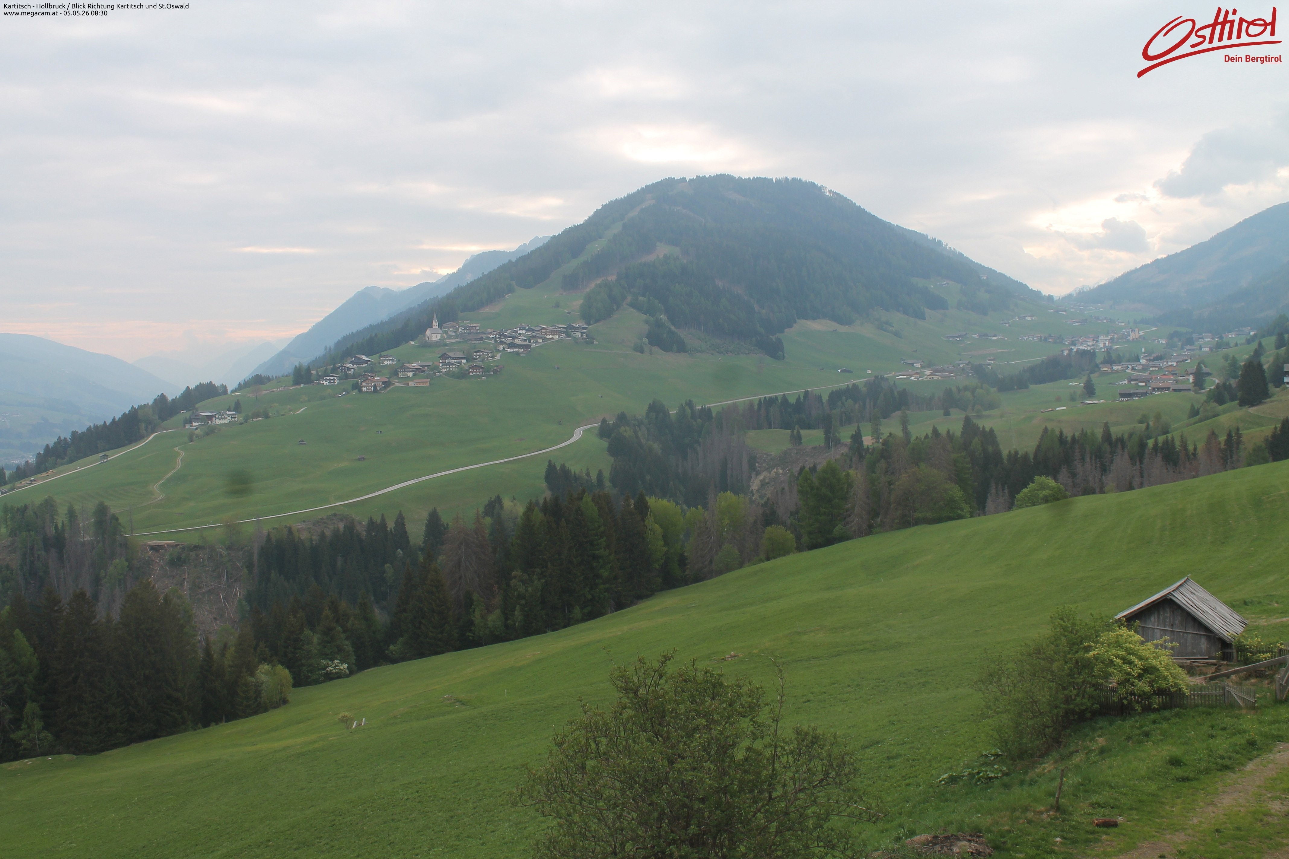 Archived image Webcam Hochpustertal valley: Kartitsch