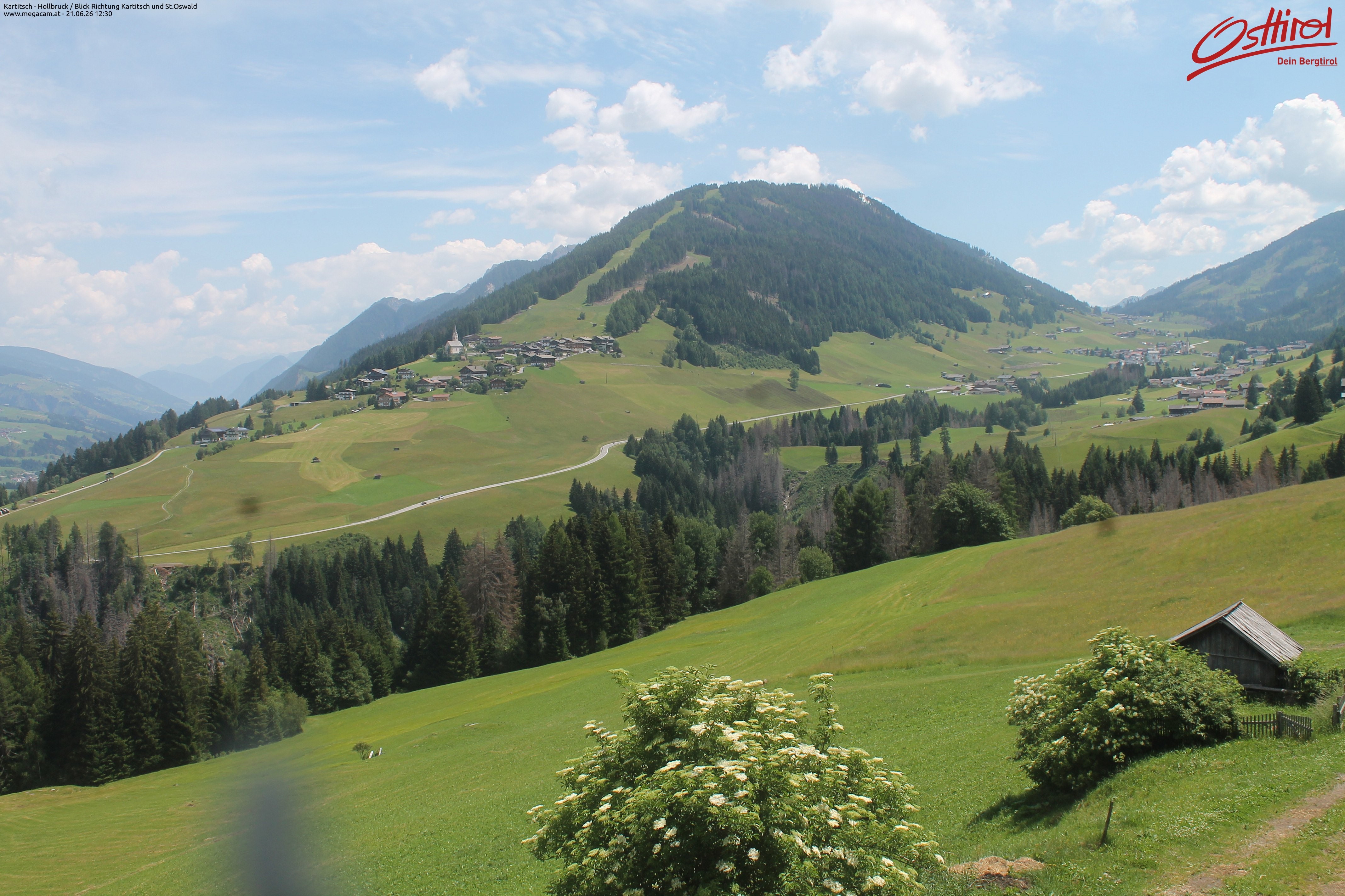 Archived image Webcam Hochpustertal valley: Kartitsch