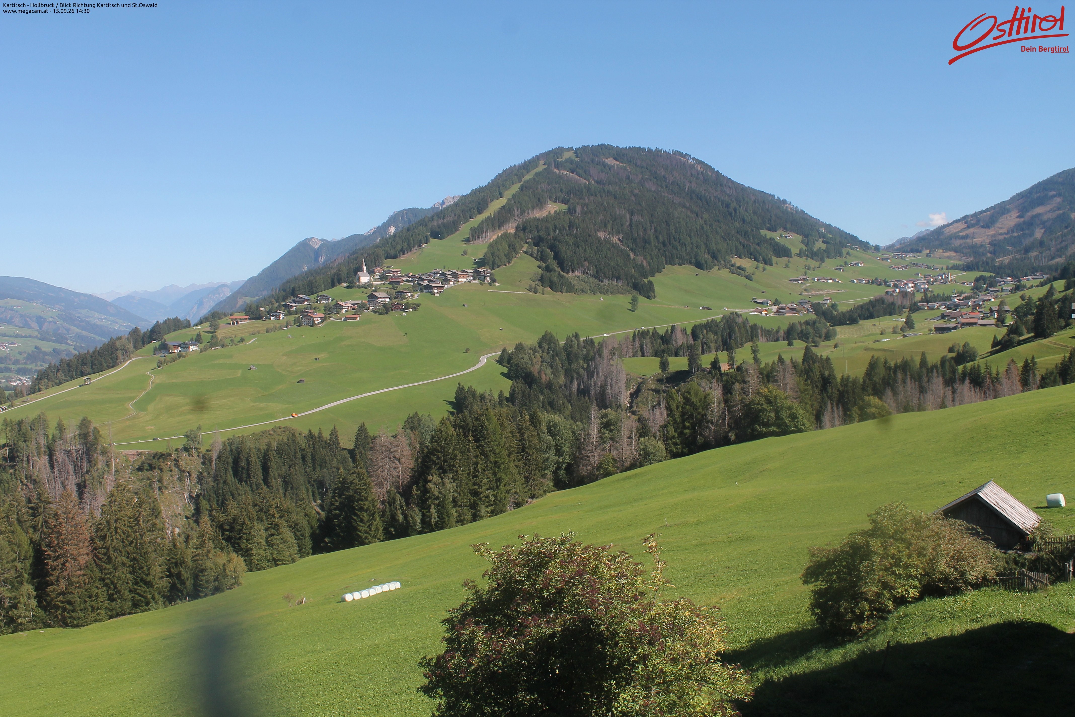 Archived image Webcam Hochpustertal valley: Kartitsch