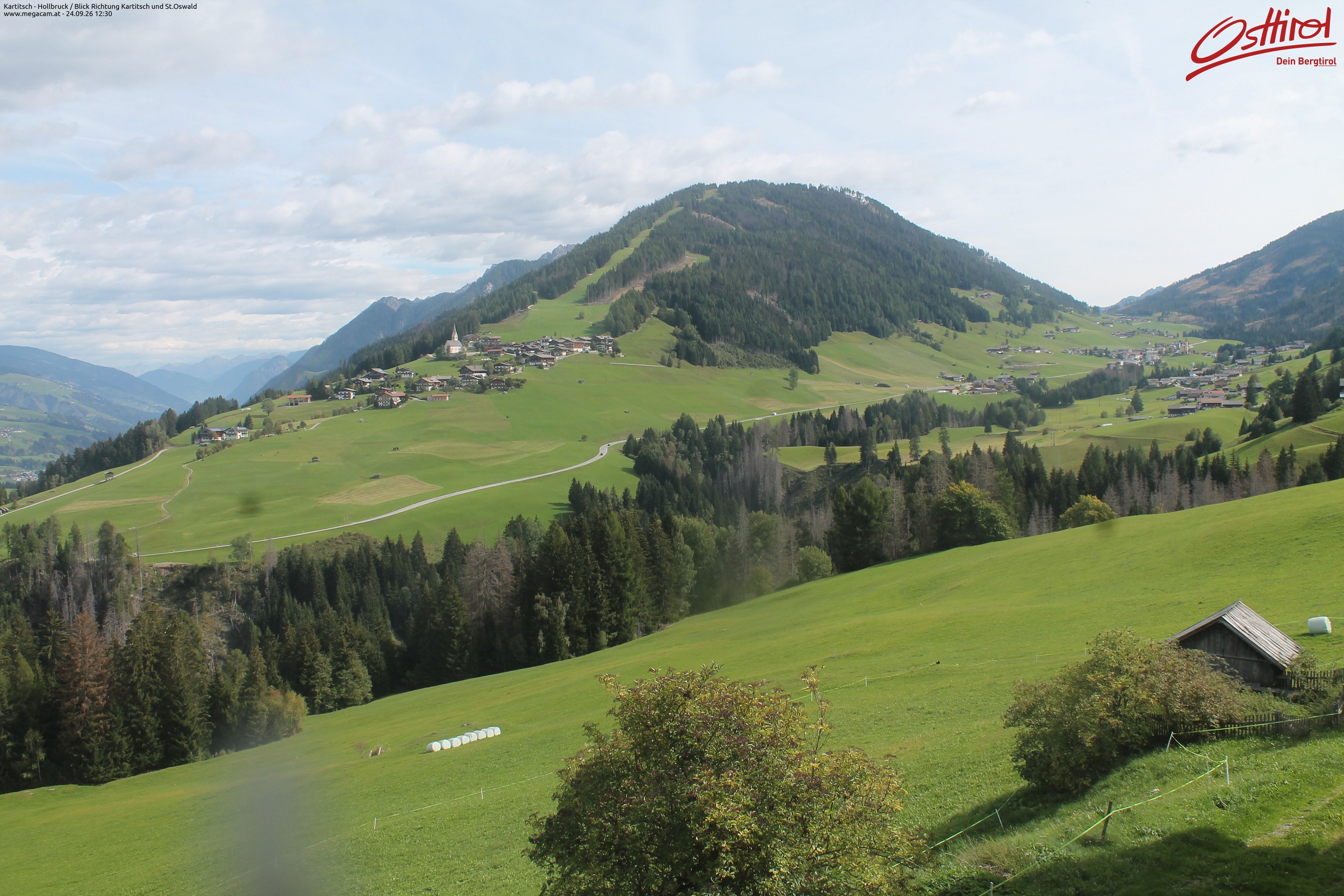 Archived image Webcam Hochpustertal valley: Kartitsch