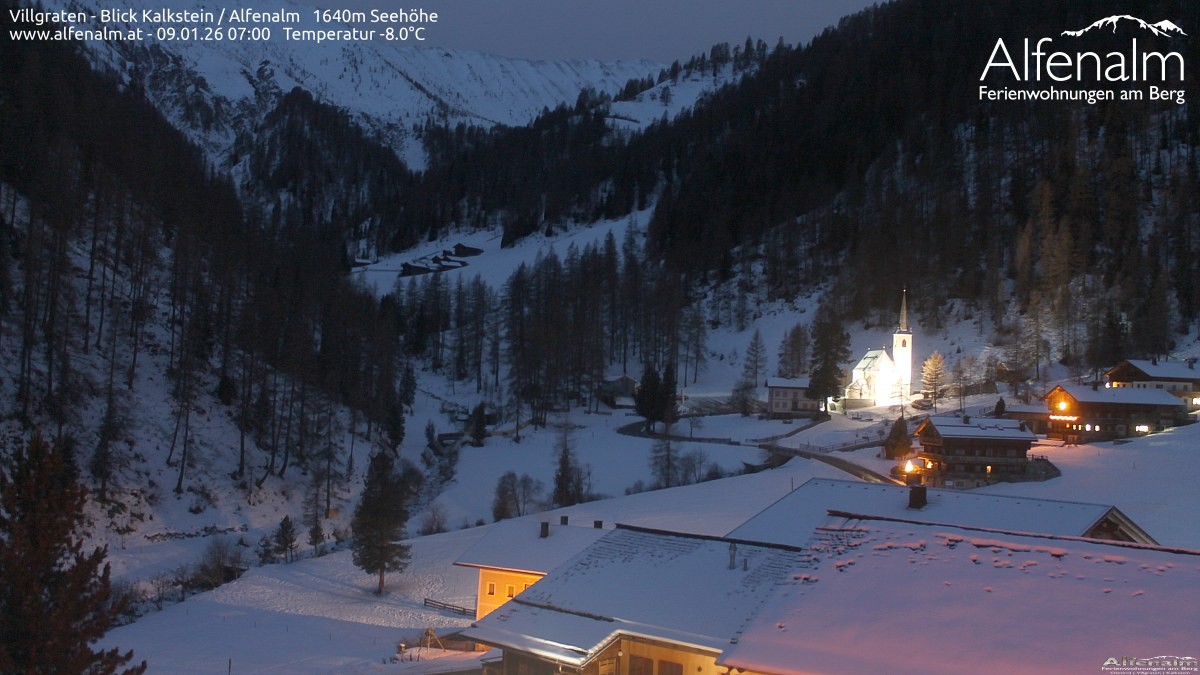 Archiv Foto Webcam Villgratental - Osttirol