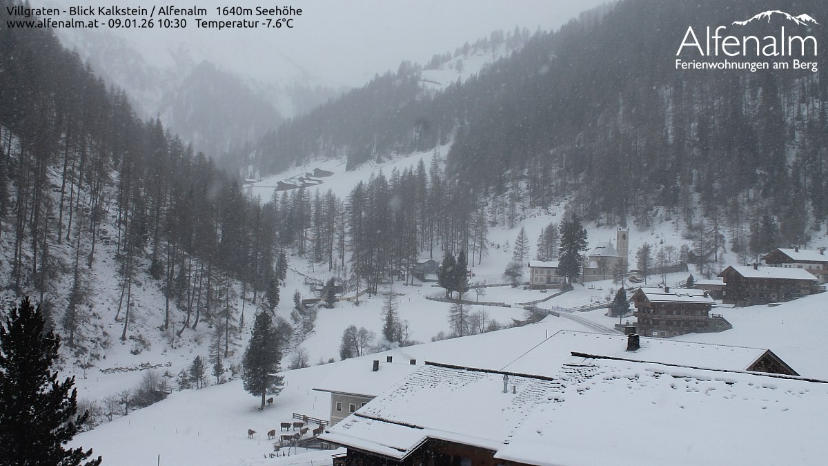 Archiv Foto Webcam Villgratental - Osttirol