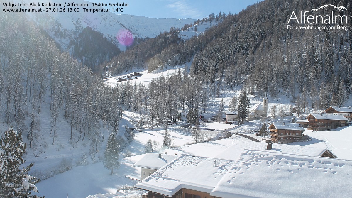 Archiv Foto Webcam Villgratental - Osttirol