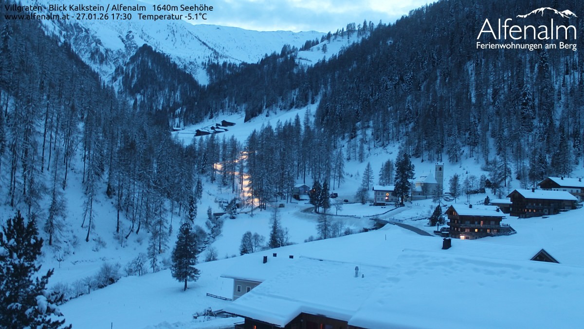 Archiv Foto Webcam Villgratental - Osttirol