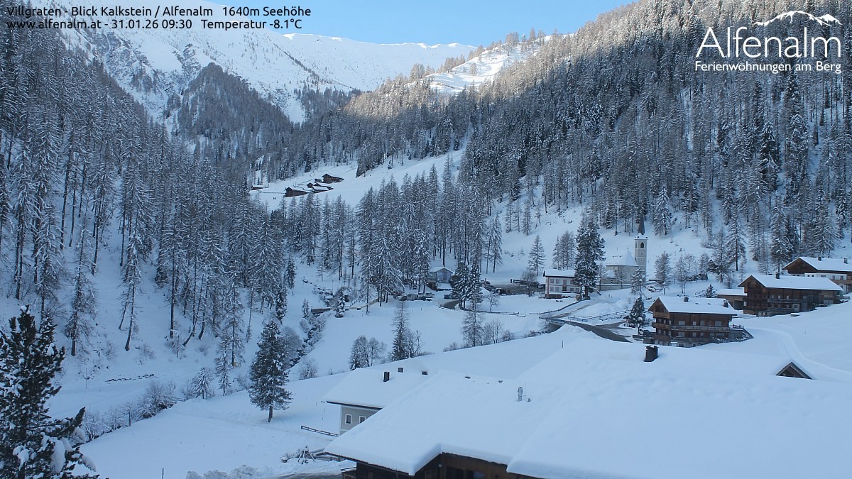 Archiv Foto Webcam Villgratental - Osttirol