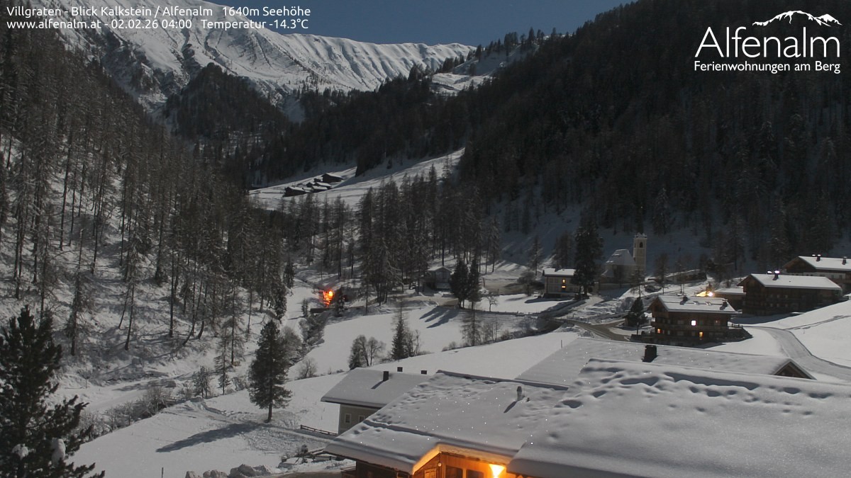 Archiv Foto Webcam Villgratental - Osttirol
