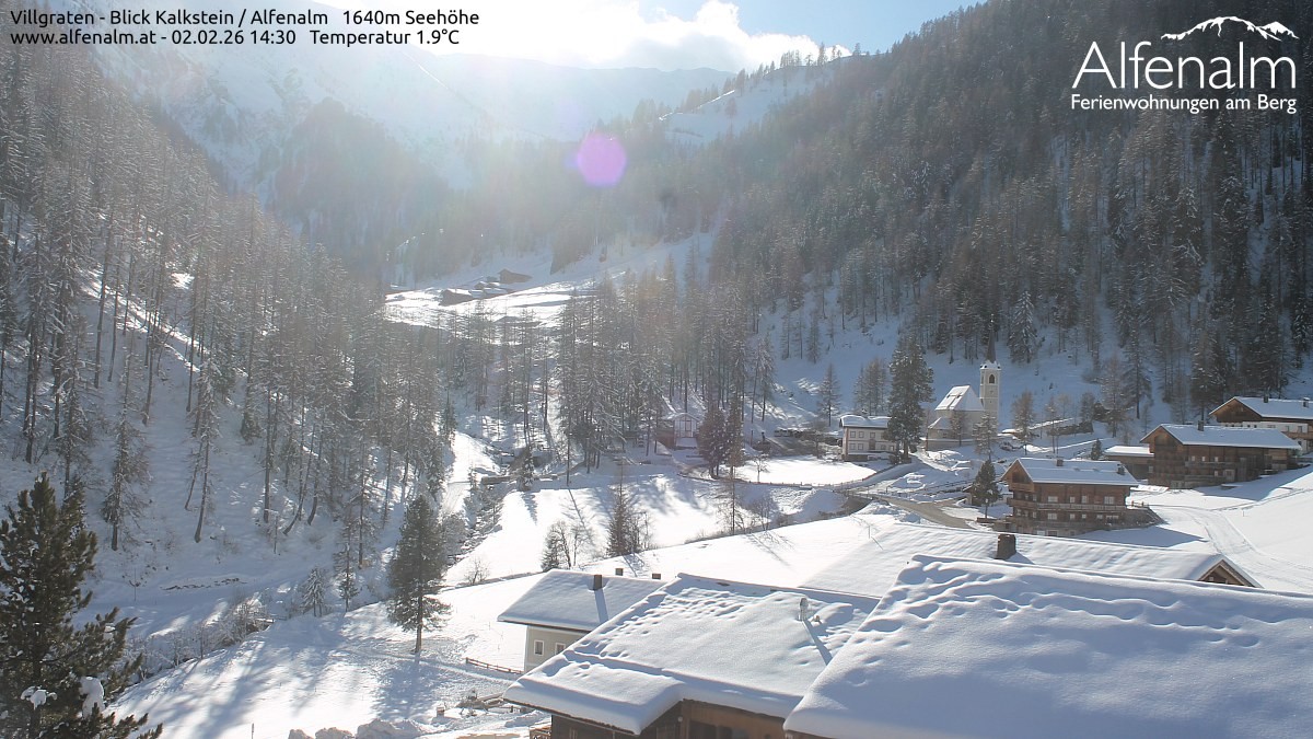 Archiv Foto Webcam Villgratental - Osttirol