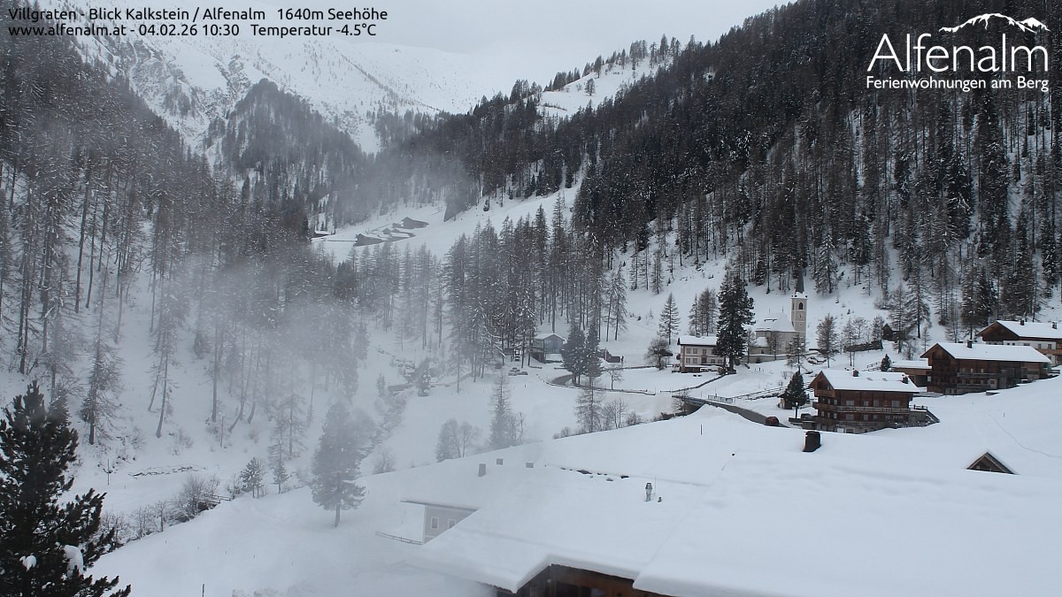 Archiv Foto Webcam Villgratental - Osttirol