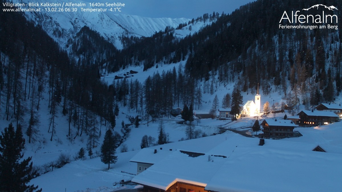 Archiv Foto Webcam Villgratental - Osttirol