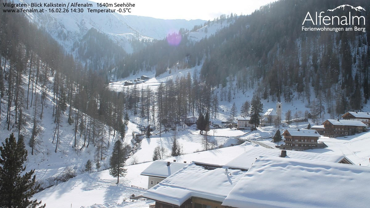 Archiv Foto Webcam Villgratental - Osttirol