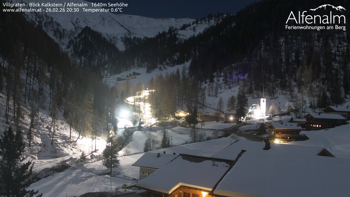 Archived image Webcam Villgratental valley