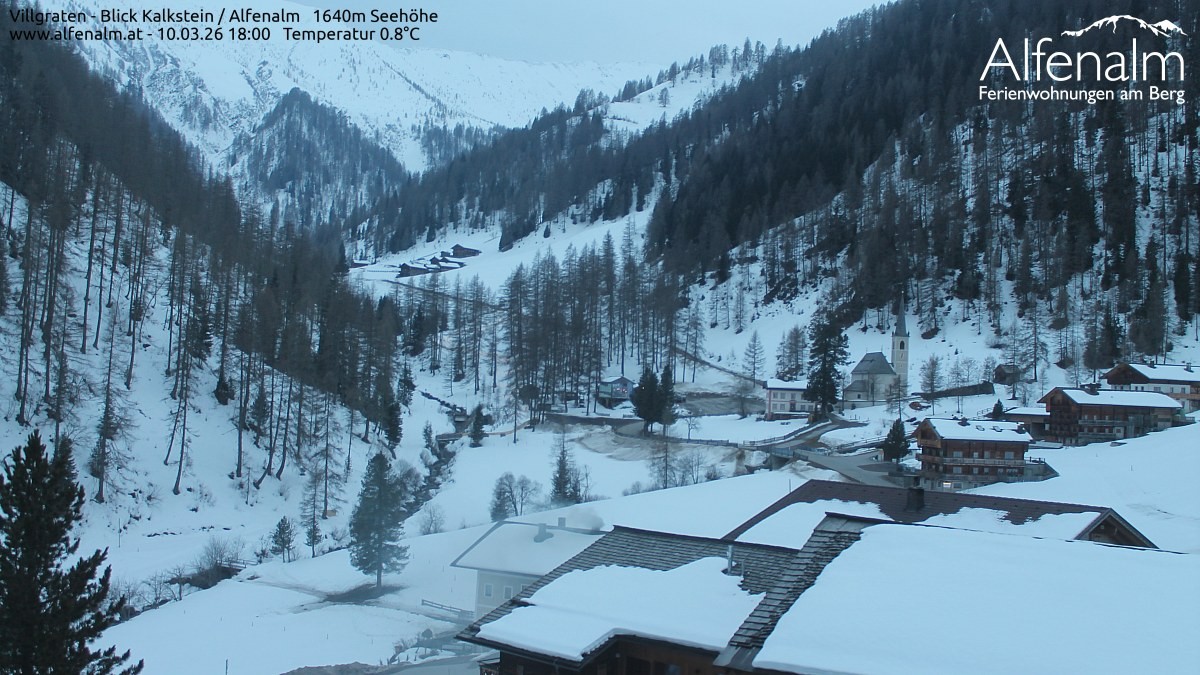 Archiv Foto Webcam Villgratental - Osttirol