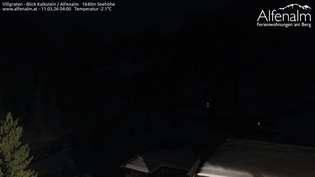 Archived image Webcam Villgratental valley