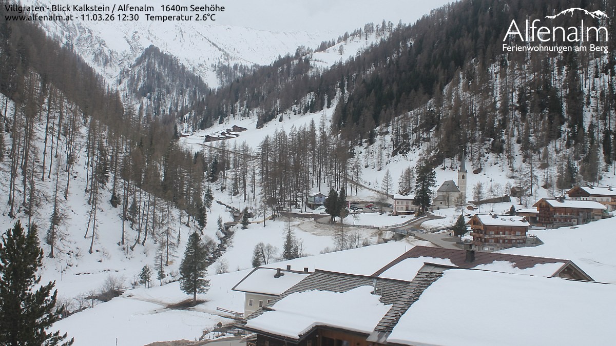 Archived image Webcam Villgratental valley