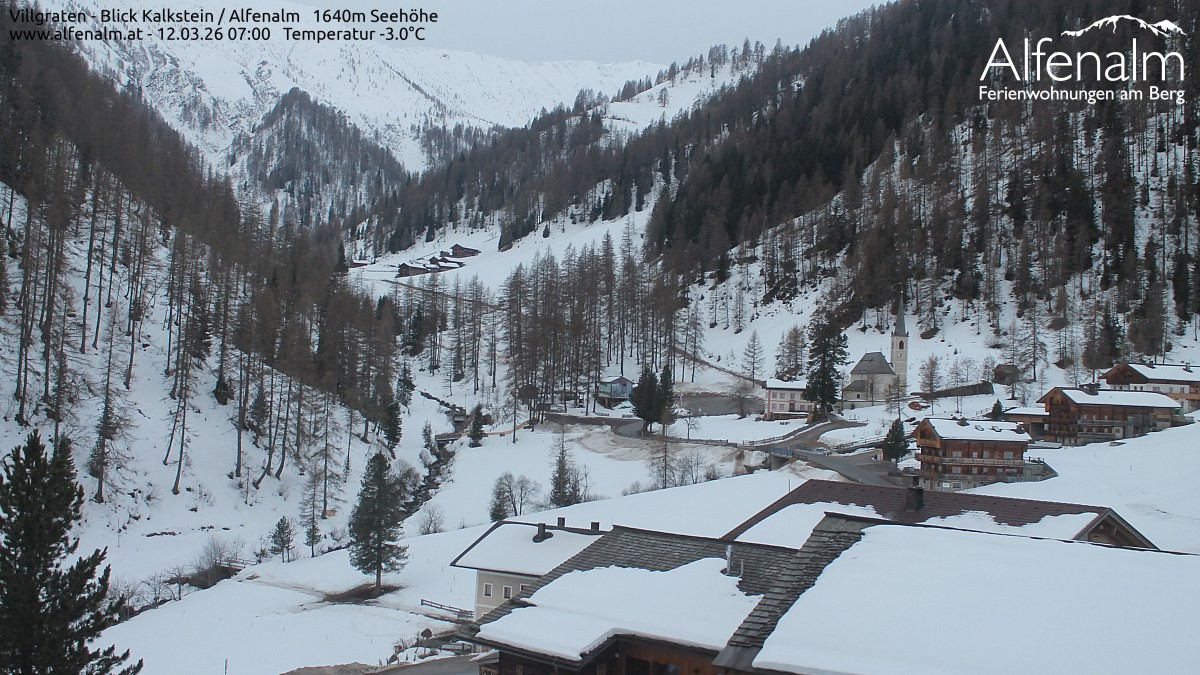 Archiv Foto Webcam Villgratental - Osttirol