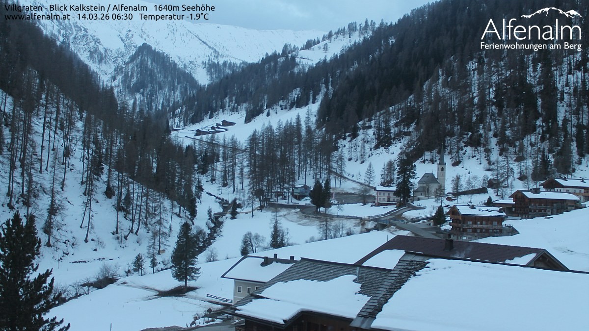 Archived image Webcam Villgratental valley