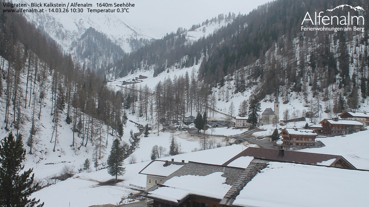 Archived image Webcam Villgratental valley