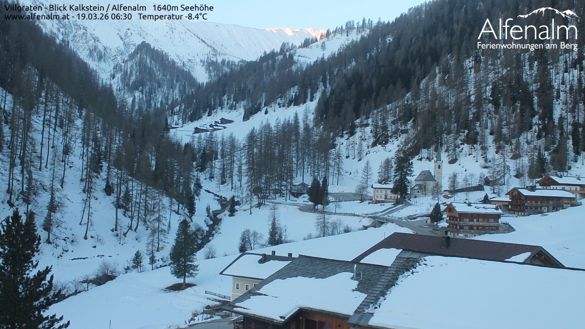 Archiv Foto Webcam Villgratental - Osttirol