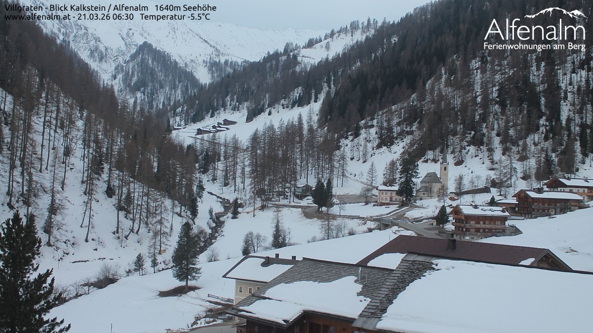 Archiv Foto Webcam Villgratental - Osttirol