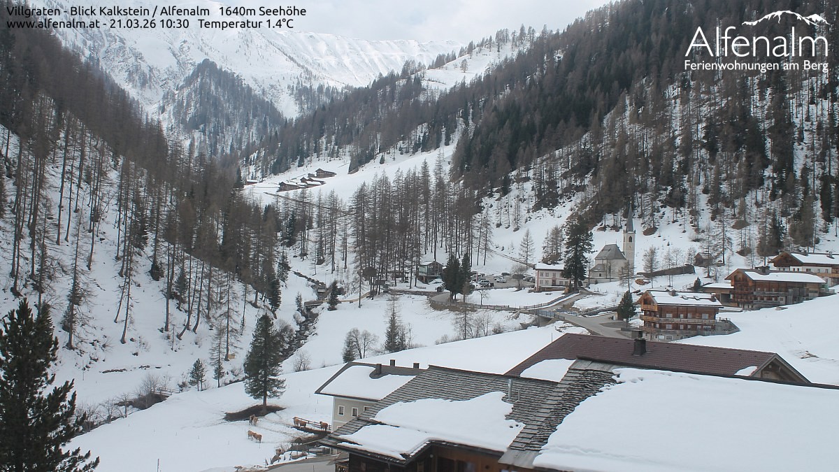 Archiv Foto Webcam Villgratental - Osttirol