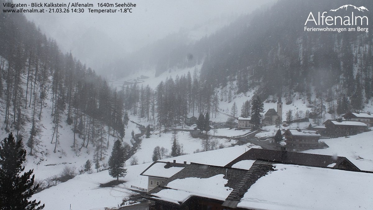 Archiv Foto Webcam Villgratental - Osttirol