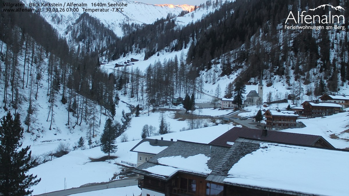 Archiv Foto Webcam Villgratental - Osttirol