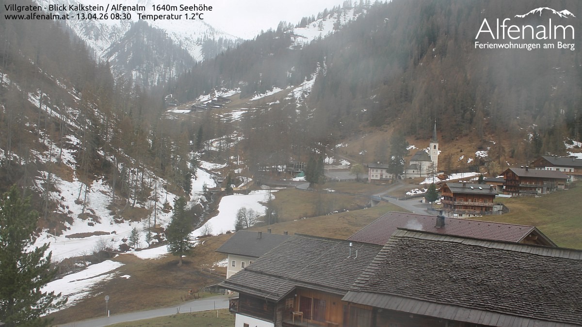 Archived image Webcam Villgratental valley