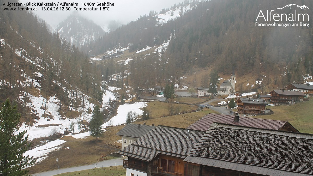 Archived image Webcam Villgratental valley
