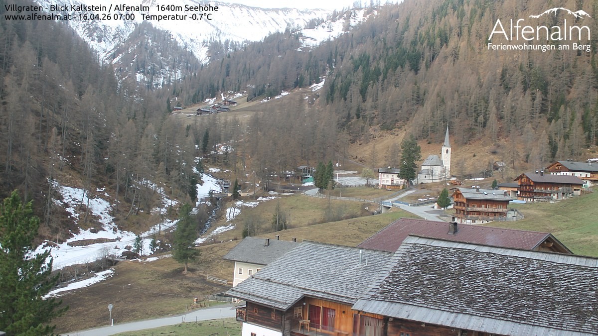 Archiv Foto Webcam Villgratental - Osttirol