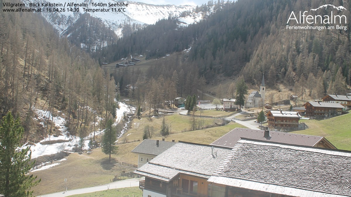 Archiv Foto Webcam Villgratental - Osttirol