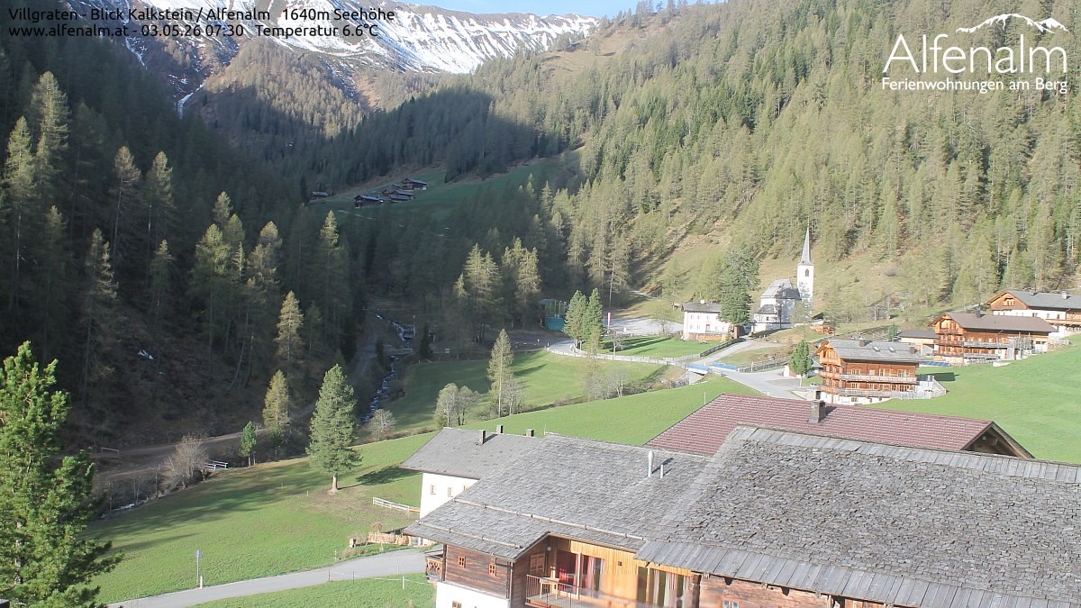 Archived image Webcam Villgratental valley