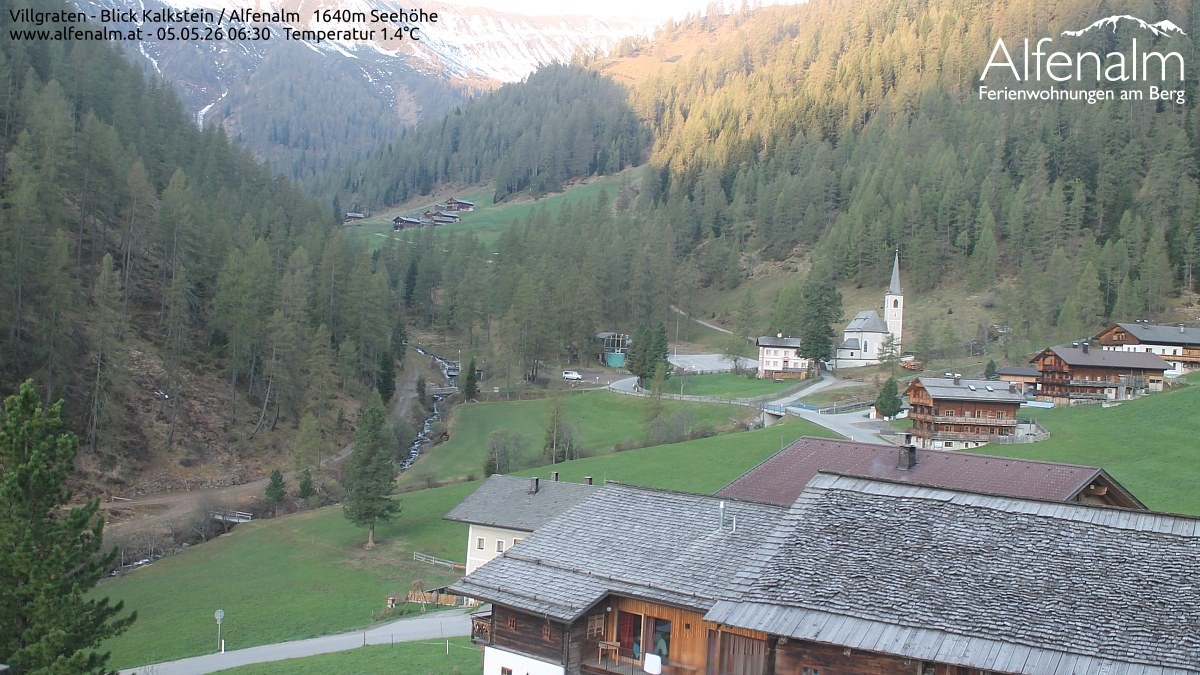 Archived image Webcam Villgratental valley