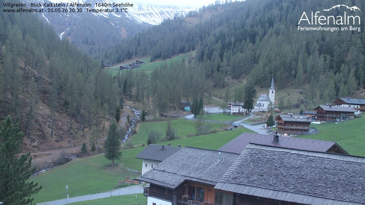 Archived image Webcam Villgratental valley