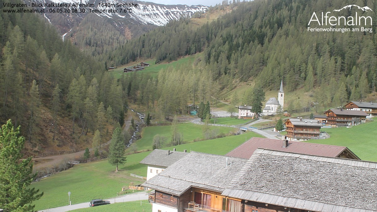 Archived image Webcam Villgratental valley