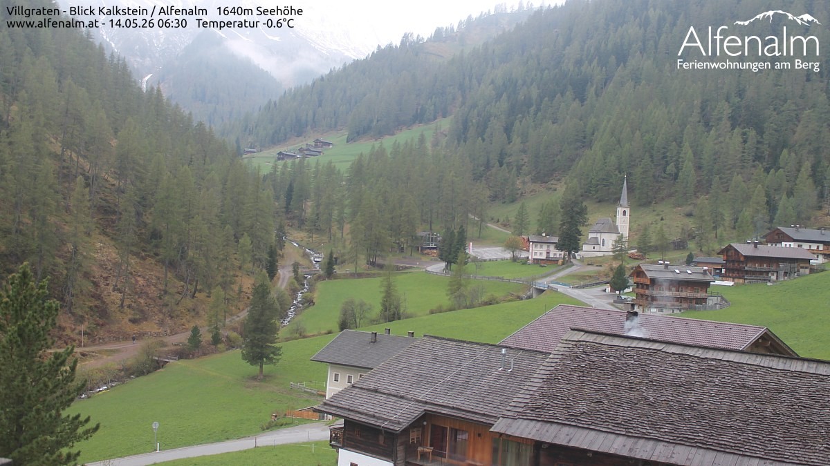 Archived image Webcam Villgratental valley