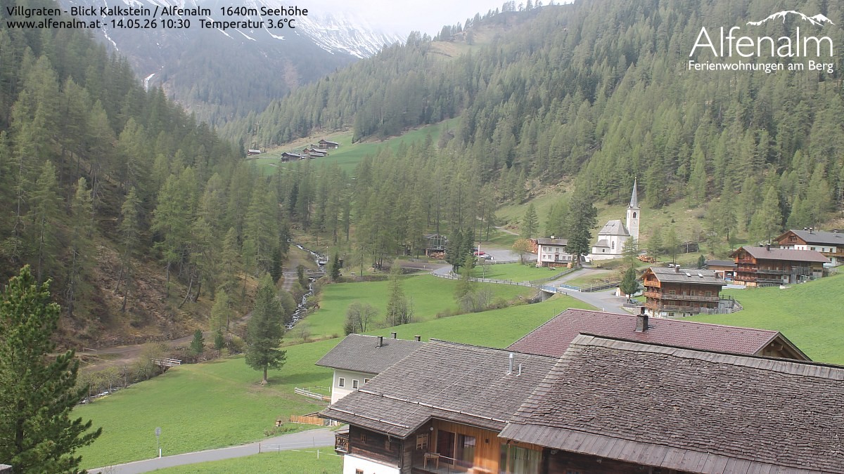 Archived image Webcam Villgratental valley