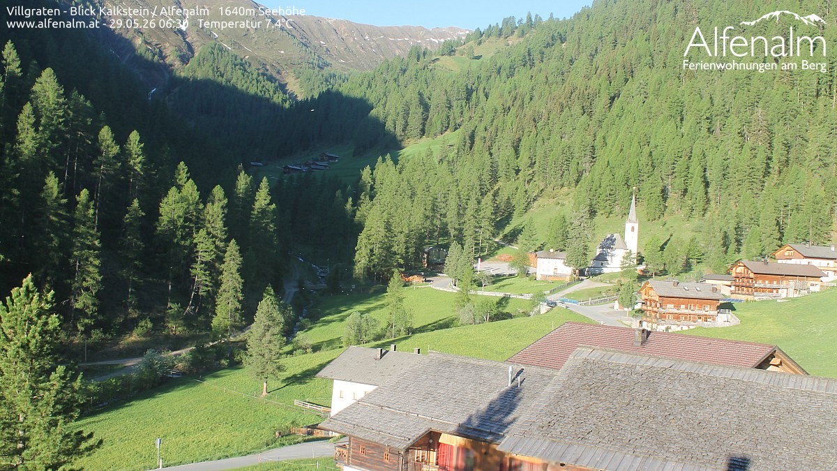 Archived image Webcam Villgratental valley
