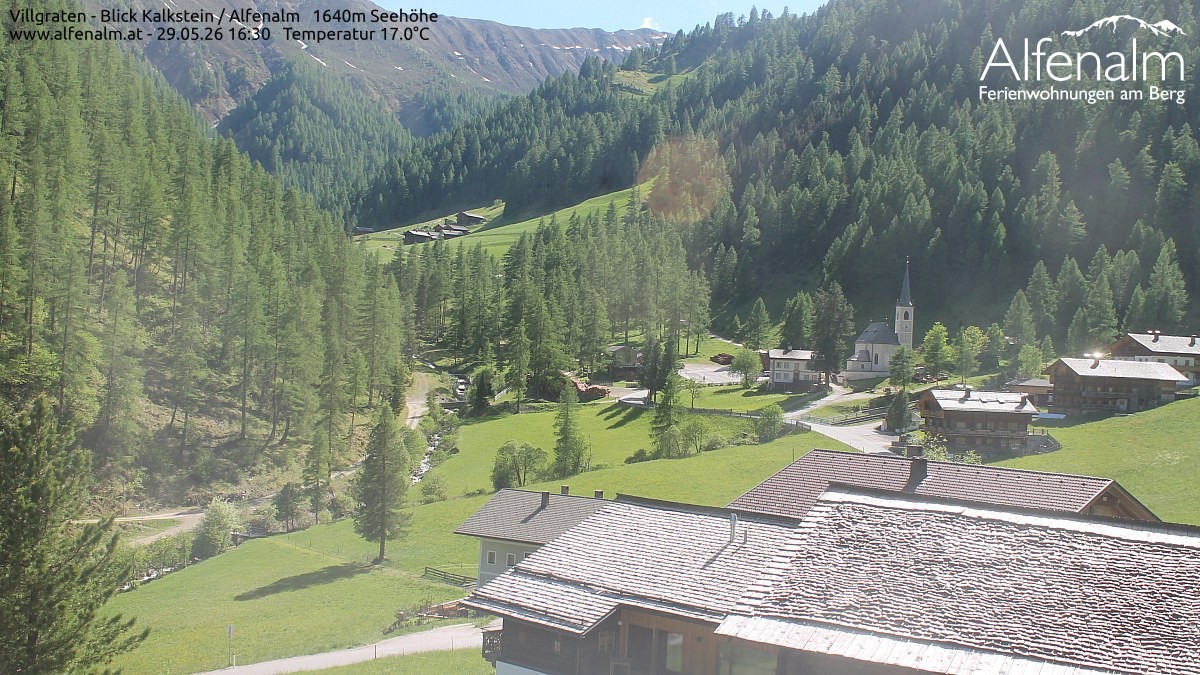 Archived image Webcam Villgratental valley