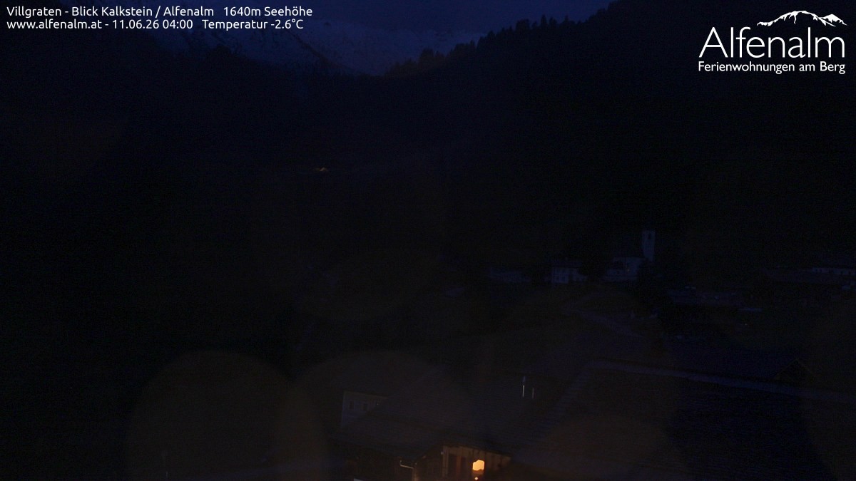Archived image Webcam Villgratental valley