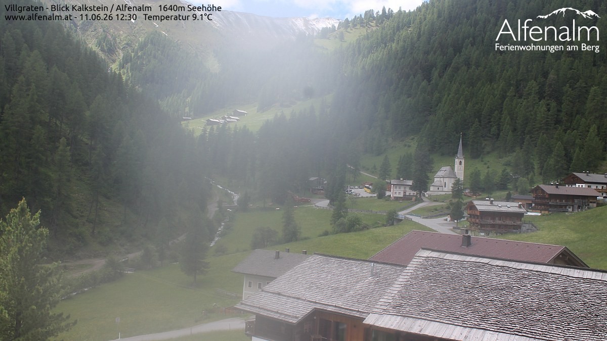 Archived image Webcam Villgratental valley
